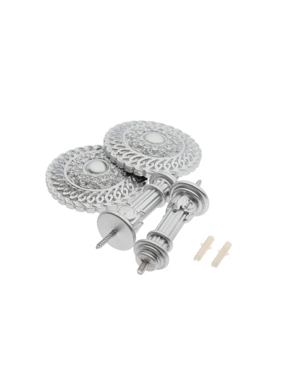 Держатель для штор CAPPIO KS030, d=95 мм, цвет серебро, 2 шт.