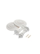 Держатель для штор CAPPIO KS030, d=95 мм, белый, 2 шт. - фото 60173470