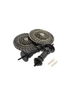 Держатель для штор CAPPIO KS030, d=95 мм, цвет черное золото, 2 шт. - фото 60173484