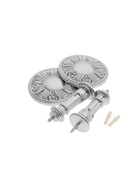 Держатель для штор CAPPIO KS031, d=95 мм, цвет серебро, 2 шт. - фото 60173491