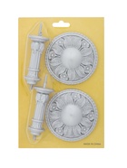 Держатель для штор CAPPIO KS031, d=95 мм, цвет серебро, 2 шт. - фото 60173492