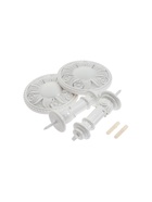 Держатель для штор CAPPIO KS031, d=95 мм, белый, 2 шт. - фото 60173498