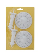 Держатель для штор CAPPIO KS031, d=95 мм, белый, 2 шт. - фото 60173499