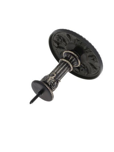 Держатель для штор CAPPIO KS031, d=95 мм, цвет черное золото, 2 шт.
