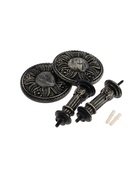 Держатель для штор CAPPIO KS031, d=95 мм, цвет черное золото, 2 шт. - фото 60173512