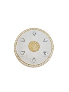 Держатель для штор CAPPIO KS032, d=98 мм, белый с золотом, 2 шт. - фото 60173517