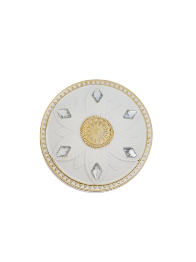 Держатель для штор CAPPIO KS032, d=98 мм, белый с золотом, 2 шт.