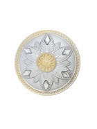 Держатель для штор CAPPIO KS032, d=98 мм, цвет серебро с золотом, 2 шт. - фото 60173523