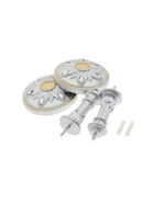 Держатель для штор CAPPIO KS032, d=98 мм, цвет серебро с золотом, 2 шт. - фото 60173526