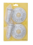 Держатель для штор CAPPIO KS032, d=98 мм, цвет серебро с золотом, 2 шт. - фото 60173527