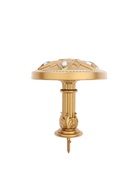 Держатель для штор CAPPIO KS032, d=98 мм, цвет золото с серебром, 2 шт. - фото 60173530