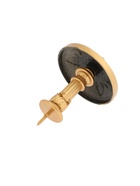 Держатель для штор CAPPIO KS032, d=98 мм, цвет золото с серебром, 2 шт. - фото 60173532