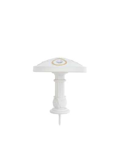 Держатель для штор CAPPIO KS033, d=98 мм, белый с золотом, 2 шт.