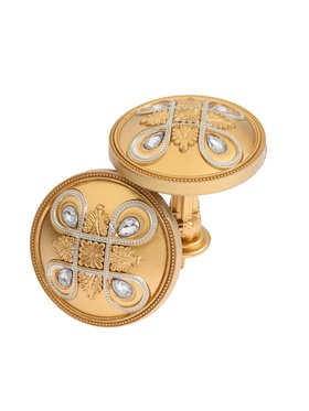 Крючок для штор CAPPIO KS033, d=98 мм, цвет золото с серебром, 2 шт