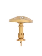 Держатель для штор CAPPIO KS033, d=98 мм, цвет золото с серебром, 2 шт. - фото 60173551