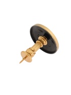 Держатель для штор CAPPIO KS033, d=98 мм, цвет золото с серебром, 2 шт. - фото 60173553