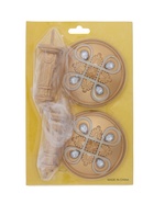 Держатель для штор CAPPIO KS033, d=98 мм, цвет золото с серебром, 2 шт. - фото 60173555