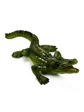 Садовая фигура из полистоуна «Крокодил», 35×15×7 см, Greengo