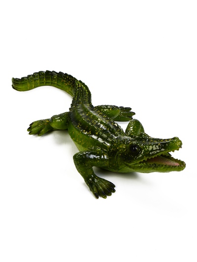 Садовая фигура из полистоуна «Крокодил», 35×15×7 см, Greengo