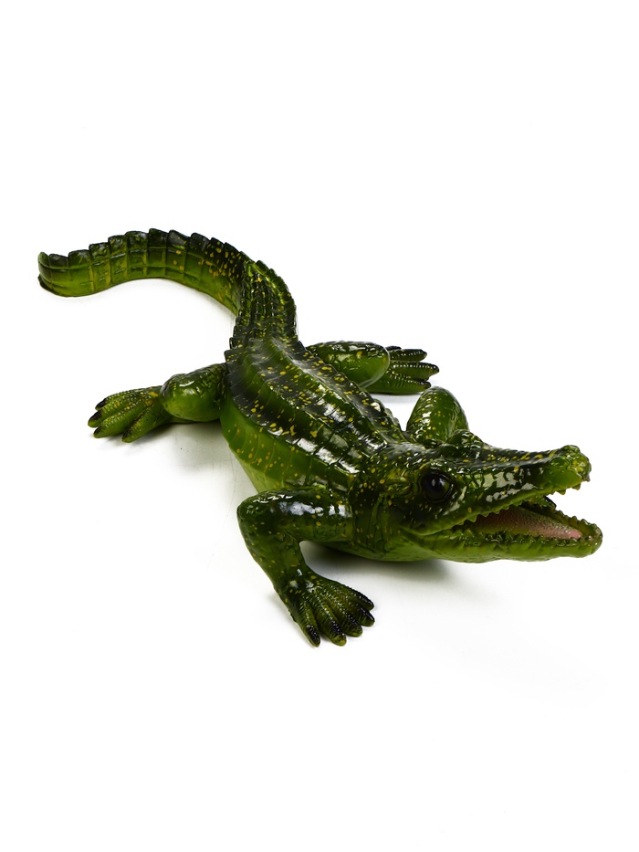 Садовая фигура из полистоуна «Крокодил», 35×15×7 см, Greengo - Фото 1