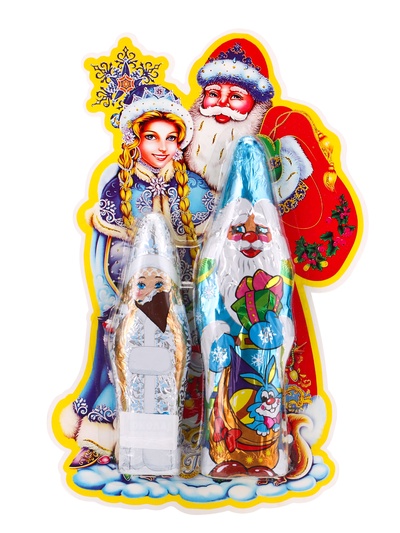 УЦЕНКА Кондитерское изделие Новогодний набор в блистере «Дед Мороз и Снегурочка», 100 г