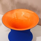 Ваза для цветов декоративная «Деметра», цвет синий-оранж - фото 59850122