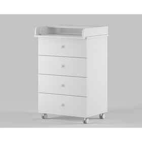 Комод пеленальный ИНКАНТО Nova 600/4, 85×64×45 см, ЛДСП, белый