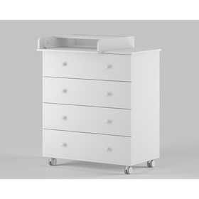 Комод пеленальный ИНКАНТО Nova 800/4 с органайзером, 85х84х45 см, ЛДСП, белый 10948809