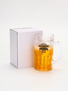 Пивная кружка охлаждающая «Заслуженный банщик», 420 мл, двойные стенки - фото 60871176