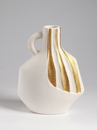 Ваза настольная керамика "Оделис" 21,5х16 см, белый - фото 60173593