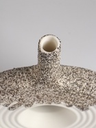 Ваза настольная керамика "Паскуаль" 26,5х20 см, бело-серый - фото 60173607