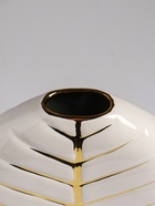 Ваза настольная керамика "Новайо" 18х17 см, белый - фото 60173611