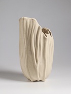 Ваза настольная керамика "Джалис" 22,5х12 см, бежевый - фото 60173620