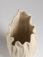 Ваза настольная керамика "Джалис" 22,5х12 см, бежевый - фото 60173622