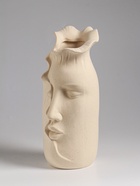 Ваза настольная керамика "Терсеро" 23,5х10 см, бежевый - фото 60173627