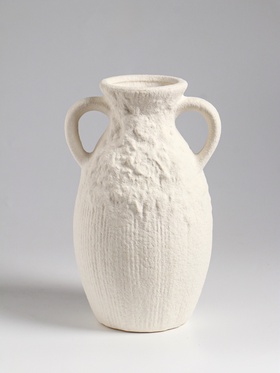 Ваза «Фонси», 20.5×10 см, керамика, белая