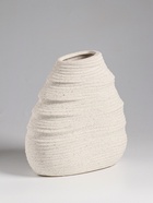 Ваза настольная керамика "Элладио" 18х17,5 см, белый - фото 60173655