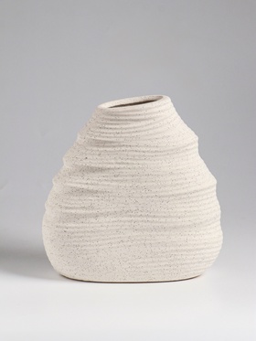 Ваза «Элладио», 18×17.5 см, керамика, белая