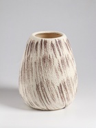 Ваза настольная керамика "Беажио" классик, 17,5х14 см, бежево-коричневый - фото 60173668