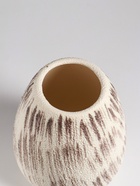 Ваза настольная керамика "Беажио" классик, 17,5х14 см, бежево-коричневый - фото 60173669