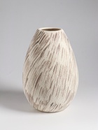 Ваза настольная керамика "Беажио" классик, 24,5х15 см, бежево-коричневый - фото 809309814