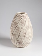 Ваза настольная керамика "Беажио" классик, 24,5х15 см, бежево-коричневый - фото 60173672