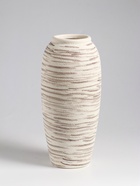 Ваза настольная керамика "Беажио" элит, 25,5х10 см, бежево-коричневый - фото 60173677