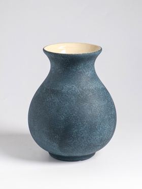 Ваза настольная керамика "Клето" 20х15 см, синий