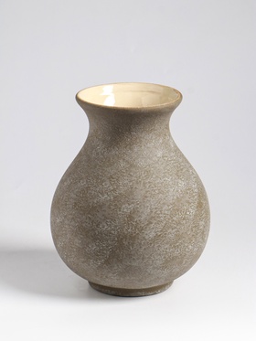 Ваза настольная керамика "Клето" 20х15 см, серый