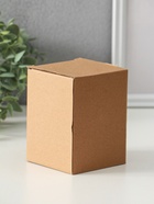 Шкатулка для украшений с крышкой «Золотой филин», керамика, розовая, 8×8×12 см - Фото 7