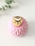 Шкатулка для украшений с крышкой «Золотая бабочка», розовая, 8×8×9 см - Фото 5