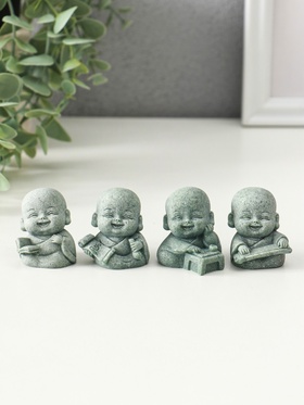 Набор фигурок песчаник «Маленькие хотейчики», 4 шт., 3.5×3×4.5 см