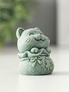 Сувенир песчаник "Манэки-нэко" набор 4 шт 4,3х4х5,5 см - фото 809309876