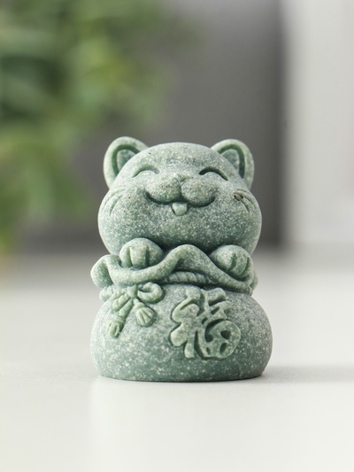 Набор фигурок песчаник «Манэки-нэко», 4 шт., 4.3×4×5.5 см